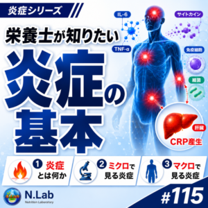 # 115栄養士が知りたい炎症の基本